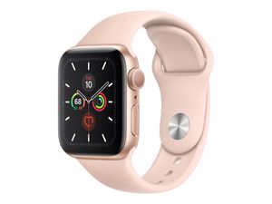 Apple Watch Series 5 (40mm) Alu 32GB GPS (MWV72LL/A) Sportarmband rosa/gold