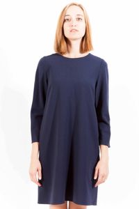 Gant Damen Kleid Freizeitkleid Abendkleid Markenkleid, Langarm  , Größe:40, Farbe:Blau