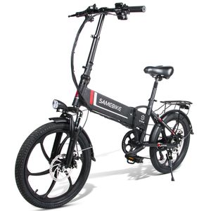 SAMEBIKE 20" 350-W 48V 10AH 20 Zoll E-bike E-Trekkingrad Elektrofahrrad Elektrisches Zusammenklappbares Elektrofahrrad E-Bike LCD Moped Fahrrad