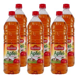 Feldmann Apfelessig 5% -klar- (10 x 1,0L)