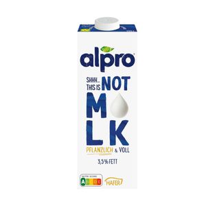 Alpro Haferdrink Shh This is not MLK Voll mit Calcium 1000 ml