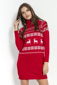 Fobya Pulloverkleid für Frauen Granollers rot L/XL
