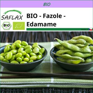 SAFLAX - BIO - Fazole - Edamame - Glycine max (L.) Merr. - 8 Semena