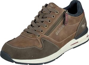 Mustang Herren Sneaker Schnürschuh Halbschuh Reißverschluss 4154-313, Größe:43 EU, Farbe:Braun Mustang Herren Sneaker Schnürschuh Halbschuh Reißverschluss 4154-313, Größe:43 EU, Farbe:Braun