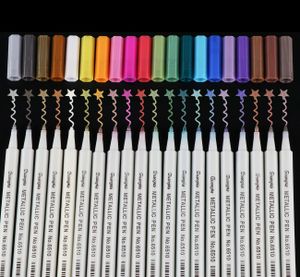 6X Permanent Marker Acrylstifte Marker Set Wasserfest Für DIY Graffiti Weiß 