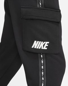 Nike M Nsw Repeat Flc Cargo Pant Bb Black/White Xl