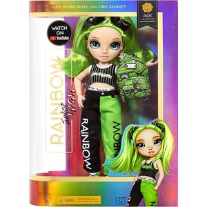 MGA Entertainment 579991EUC Rainbow High Junior High Fashion Doll - Jade Hunter (Green)