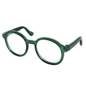 Haustier-Brille, auffällige, realistisch aussehende, stilvolle Kunststoff-Brille, Haustier-Verkleidungszubehör für den Außenbereich-Grün