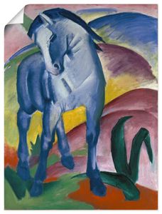 Franz Marc: Blaues Pferd I. 1911., Produkt:Poster, Größe (HxB):120x90 cm / Poster