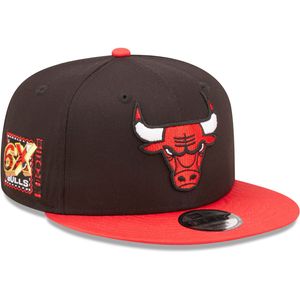 New Era 9FIFTY Snapback Cap Chicago Bulls Team Patch black M/L
