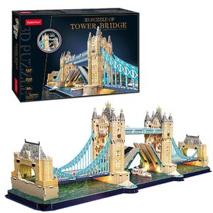 CUBICFUN Beleuchtetes 3D-Puzzle Tower Bridge 222 Teile