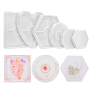 Schmuck Silikonform Hexagon Silikonformen Epoxidharz Formen Epoxy Resin Moulds Silicone für Blumenkonservierung