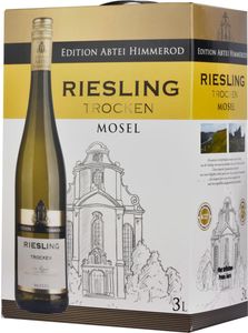 Bag-in-Box - 2018 Qualitätswein Mosel Riesling Trocken - Weißwein - Edition Abtei Himmerod 3 L., Auswahl:1 Box