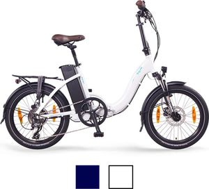 NCM Paris+, 20", weiß, E-Faltrad E-Klapprad, Damen und Herren, 36V 19Ah 684Wh, Heckmotor