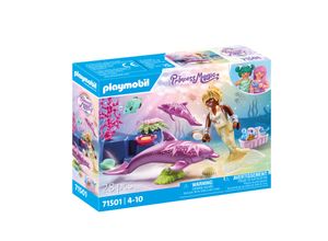 PLAYMOBIL Princess Magic 71501 Meerjungfrau mit Delfinen
