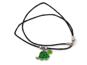 Kette Schildkröte, Tier Emaille Anhänger Modeschmuck Ketten emailliert Schmuck