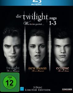 Die Twilight-Saga 1-3 (Twilight,New Moon,Eclipse)