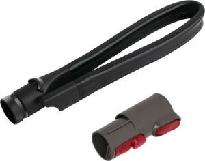 Trade-Shop 2in1 Set: Flexible Fugendüse + Zwischen-Adapter für Dyson V6 V7 V8 V10 V11 V12 V15 DC30 DC33 DC33c DC37c SV06 Big Ball Staubsauger