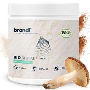 brandl® Shiitake Pilz Kapseln hochdosiert | Premium | Shitake mushroom | Vegan