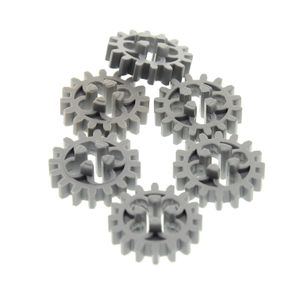 6x Lego Technic Zahnrad neu-hell grau z16 Zahnräder 16 Zähne Rad 4019194 4019
