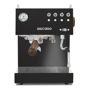 Ascaso Steel DUO PID Traditionelle Espressomaschine, Edelstahlgehäuse, Tassenwärmer, Zeitschaltuhr, Milchaufschäumer