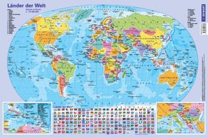 Schreibtischunterlage Politische Weltkarte/LÄNDER DER WELT SCHREIBTISCHUNTERLAGE