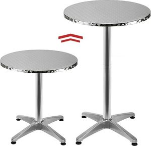 Deuba 2in1 Stehtisch & Bistrotisch Ø60cm aus Aluminium höhenverstellbar Deuba 2in1 Stehtisch & Bistrotisch Ø60cm aus Aluminium höhenverstellbar