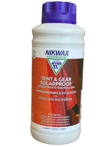 NIKWAX Imprägnier-Konzentrat, Tent & Gear SolarProof, 1 Liter für 3,5 L