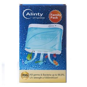 UV sterilizátor zubných kefiek Alinty AT11,  Nemecko, inteligentná sterilizácia 5 zubných kefiek, 6-8 minút, automatické vypnutie, biely