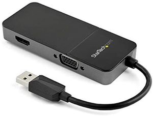 StarTech.com USB32HDVGA USB-Grafikadapter 3840 x 2160 Pixel Schwarz, Silber