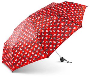 Deštník Baagl pro dámy a dívky - kapesní deštník Minnie Lehký a kompaktní - deštník odolný proti větru a stabilní (Minnie)