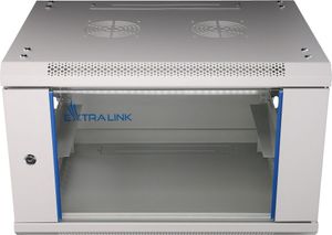 Extralink Szafa Rackmount 6U 600x450 Grey Naścienna - Półka naścienna - 6U - 60 kg - Zamek blokujący - Szyny magazynowe - Szary