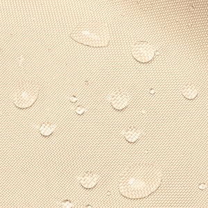 Wasserdichter Polyesterstoff markisenstoff meterware - 5 m segeltuch wasserdichtstoffe zum nähen canvas stoff möbelstoff Sonnenschutz Outdoorstoff Wasserabweisend Beige
