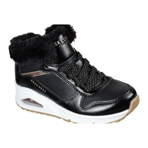 Skechers Uno - Cozy On Air 310518L-BKRG, buty zimowe, dla dziewczynek, czarny, rozmiar: 32