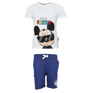 Disney Mickey Maus Kinder Sommerset Shorts plus T-Shirt – Bunt / 122