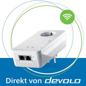 devolo Magic 2 WiFi next Powerline Mesh WLAN Verstärker 1x Erweiterungsadapter