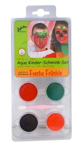 R99620 Kinder-Damen-Herren Aqua Kinder-Schmink-Set " Freche Früchte " von Jofrika