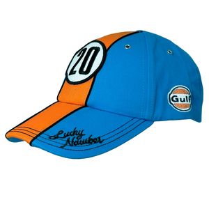 Grandprix Original - Gulf 20 Lucky Number Baseball Cap - Cobalt Blue