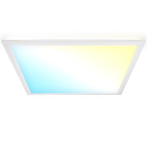 LED Panel 45x45cm flach Deckenlampe Leuchte Wohnzimmer dimmbar CCT weiß 24W Büro