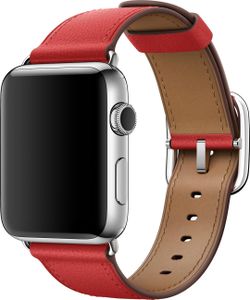 Apple Classic Buckle Apple Watch 42mm / 44mm / 45mm / 49mm Red 4th Gen