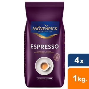 Mövenpick - Espresso Bohnen - 4x 1kg