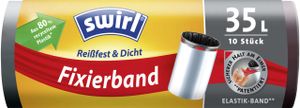 Swirl® Fixierband-Müllbeutel 35 L Reißfest & Dicht