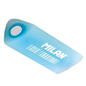 Neonblauer transparenter Radiergummi p30 MILAN, Preis pro 1 Stück.