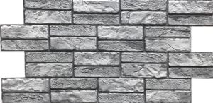 3D PVC Wandpaneele Wandverkleidung PVC-Verkleidung Stein Holz Mosaik Fliesen Imitation (ca. 0,5qm)