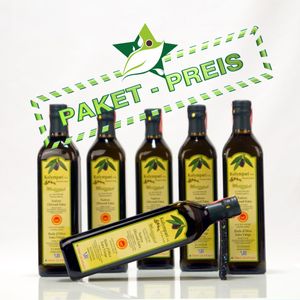 6x KOLYMPARI PDO 04024 Natives Olivenöl Extra 4,5 Liter (AKTION  6 Flaschen a 750 ml Kolymvari)