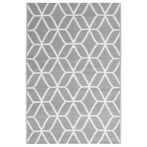 vidaXL Outdoor-Teppich Grau 140x200 cm PP vidaXL Outdoor-Teppich Grau 140x200 cm PP