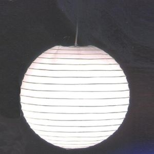 Papierpendelleuchte Japankugel weiß Ø 40cm Lampen Leuchten Papier Lampenschirm
