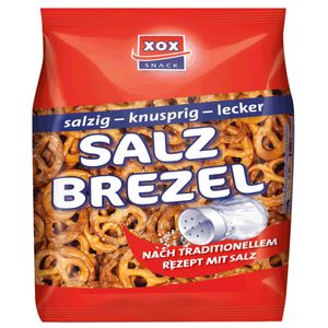 XOX Salz Brezeln knuspriges leckeres Laugengebäck mit Salz 175g