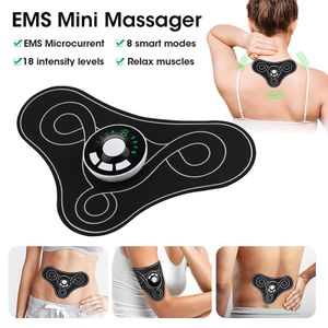 Nacken Rücken Massage Körper Massagegerät tragbar Mini Massagegerät USB aufladen Fernbedienung Massagegerät