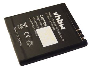 vhbw 1x Akku kompatibel mit Saiet Scudotre Handy Smartphone Telefon (1100 mAh, 3,7 V, Li-Ion)